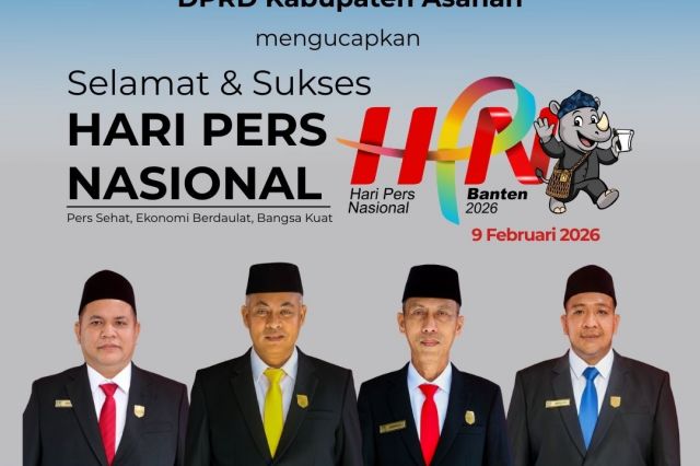 Pimpinan dan Anggota DPRD Asahan Sampaikan Selamat Hari Pers Nasional 2026